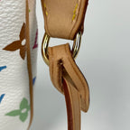 Louis Vuitton Pochette Studs Makeup Pouch Monogram Multicolor Blanc — view 4