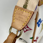 Louis Vuitton Pochette Studs Makeup Pouch Monogram Multicolor Blanc — view 5