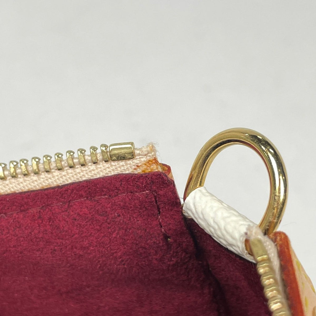 Louis Vuitton Pochette Studs Makeup Pouch Monogram Multicolor Blanc — view 7