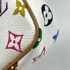 Louis Vuitton Pochette Studs Makeup Pouch Monogram Multicolor Blanc — view 3