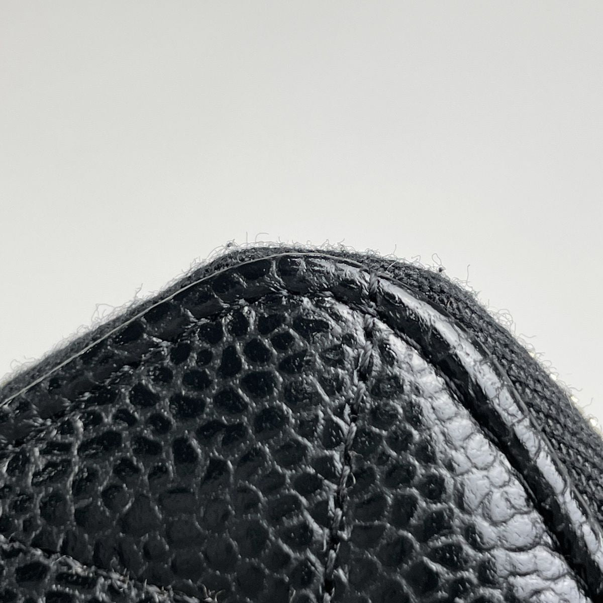 Chanel CC Logo Zip Around Wallet Caviar Leather Black — view 6
