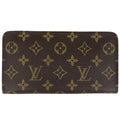 Louis Vuitton Porte Monet Zip Monogram Brown Wallet