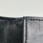Chanel CC Logo Bifold Wallet Kiss Lock Caviar Leather Black — view 4