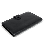 Chanel CC Logo Bifold Wallet Kiss Lock Caviar Leather Black — view 2
