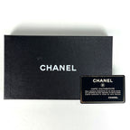 Chanel CC Logo Bifold Wallet Kiss Lock Caviar Leather Black — view 8