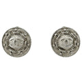 Chanel CC Logo Round Earrings CC Mark