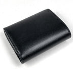 Celine Small Flap Wallet Triomphe Leather Black — view 2