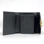 Celine Small Flap Wallet Triomphe Leather Black — view 8