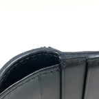 Celine Small Flap Wallet Triomphe Leather Black — view 4