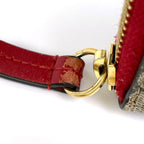 Gucci GG Pattern Zip Around Wallet Snake Beige — view 5