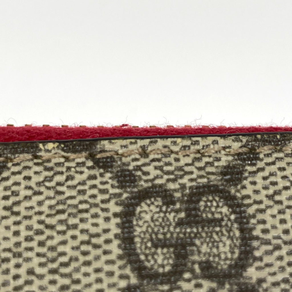 Gucci GG Pattern Zip Around Wallet Snake Beige — view 4
