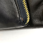 Chanel CC Logo Tote Shoulder Bag Leather Black — view 4