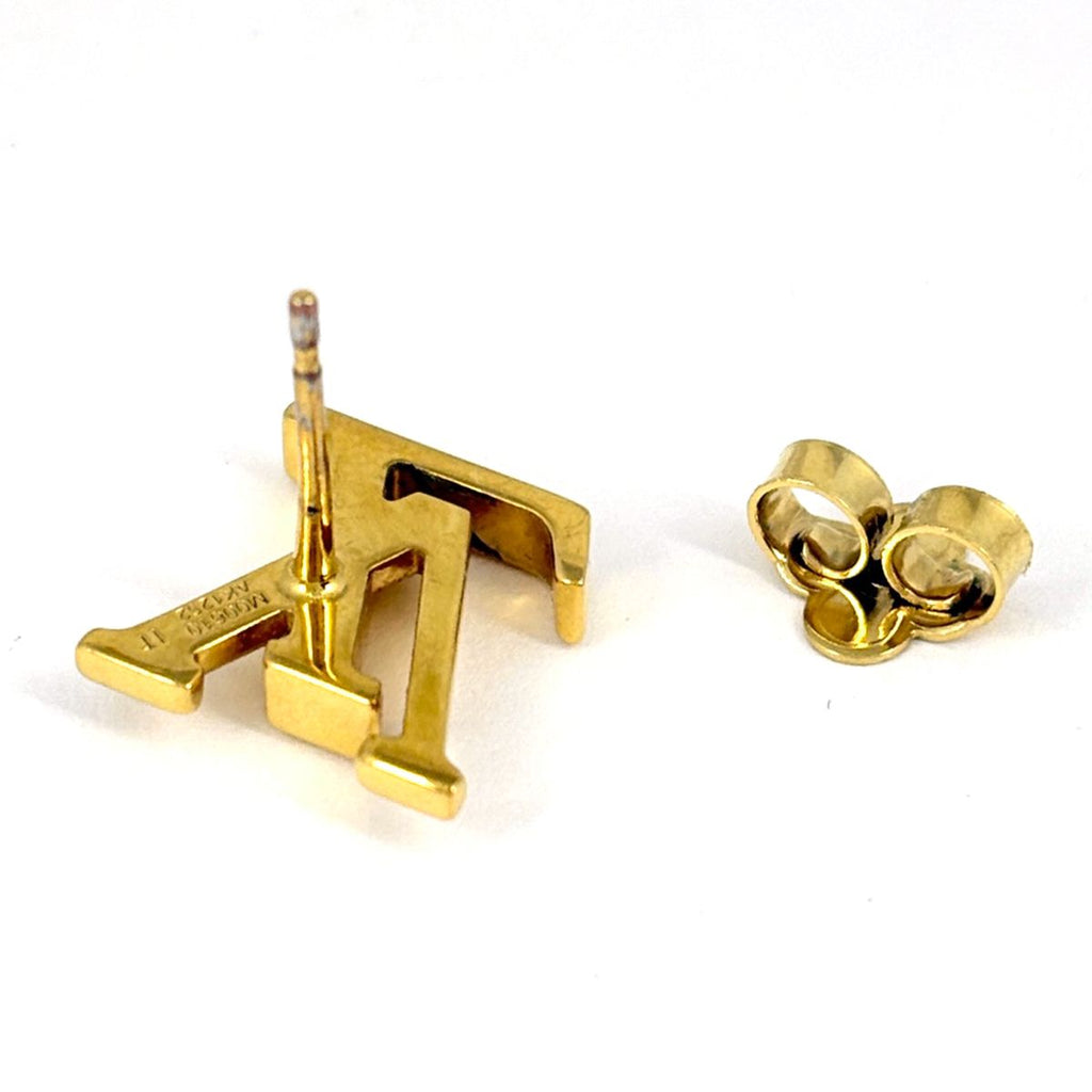 Louis Vuitton LV Iconic Earrings Gold Plated — view 3