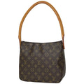 Louis Vuitton Looping Shoulder Bag Monogram Brown