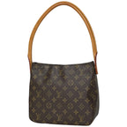 Louis Vuitton Looping Shoulder Bag Monogram Brown