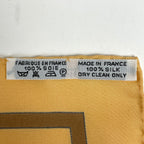 Hermes Carre 90 Casse Noisette Nutcracker Scarf Silk Yellow Multicolor — view 2