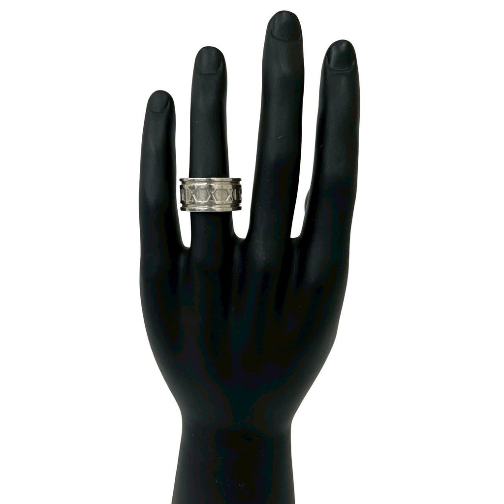 Tiffany & Co Wide Atlas Ring 925 Sterling Silver — view 2