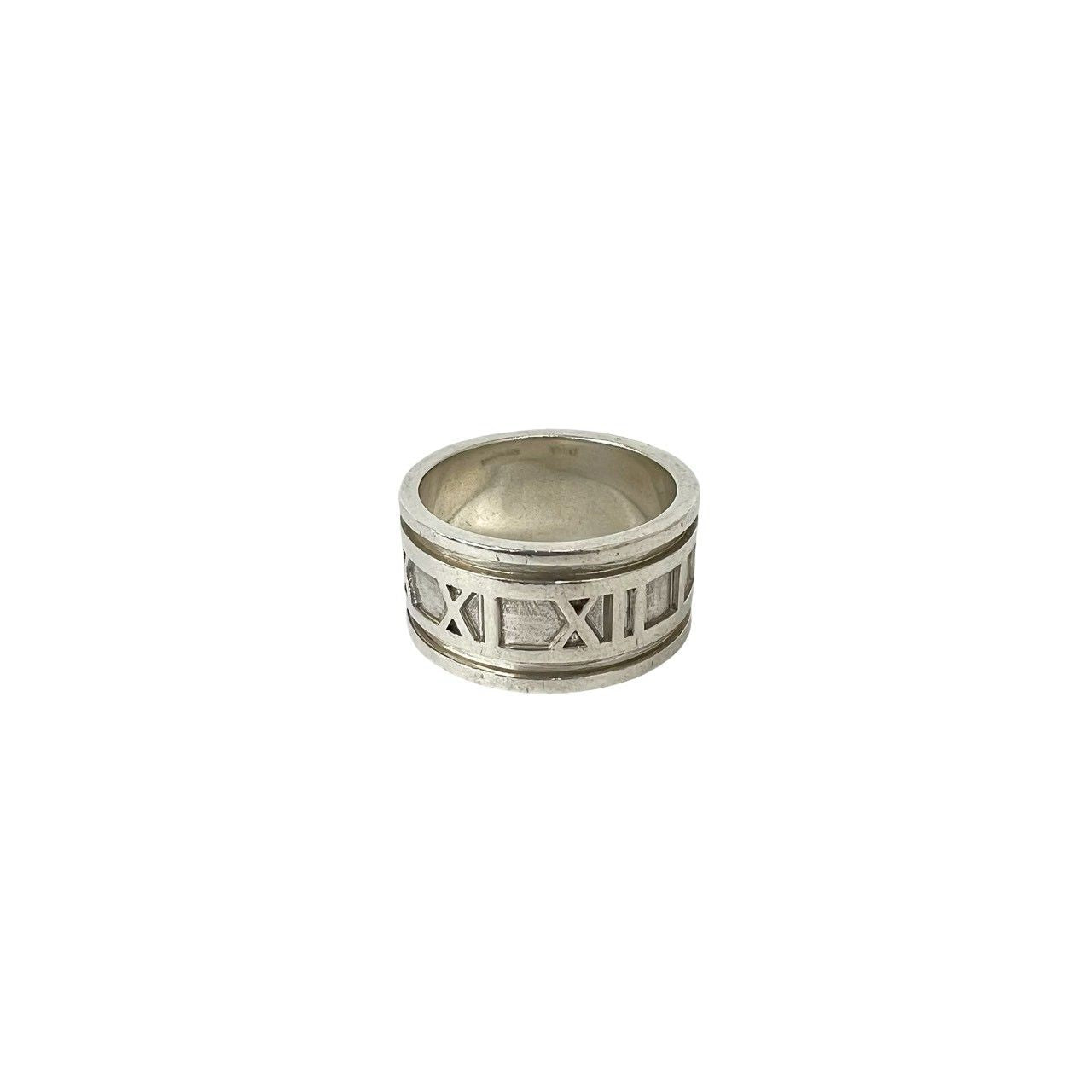 Tiffany & Co Wide Atlas Ring 925 Sterling Silver — view 4