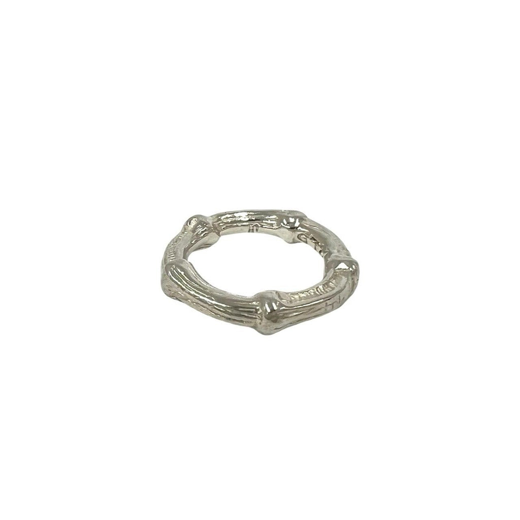 Tiffany & Co Vintage Bamboo Ring 925 Sterling Silver — view 4