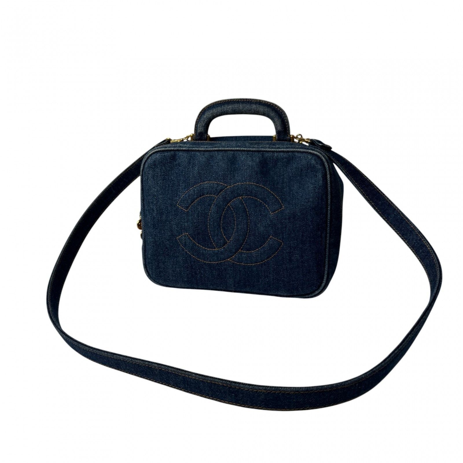 Chanel Denim Vanity 2-Way Shoulder — view 2