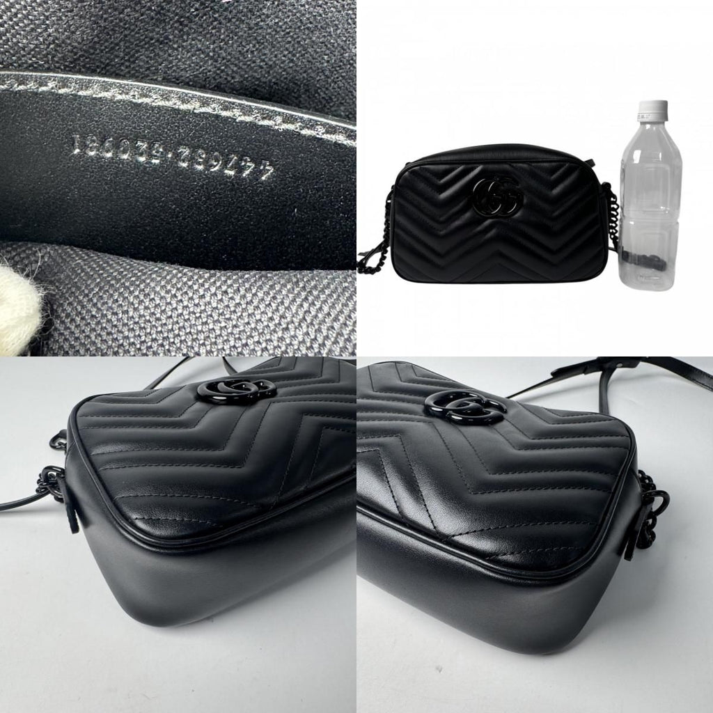 Gucci GG Marmont Shoulder Bag So Black — view 9