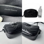 Gucci GG Marmont Shoulder Bag So Black — view 9