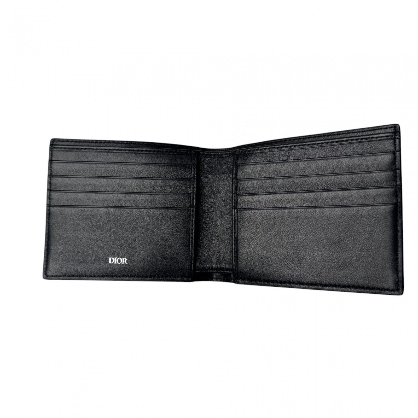 Dior Oblique Galaxy Bifold Wallet Without Coin Purse — view 5