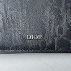 Dior Oblique Galaxy Bifold Wallet Without Coin Purse — view 9