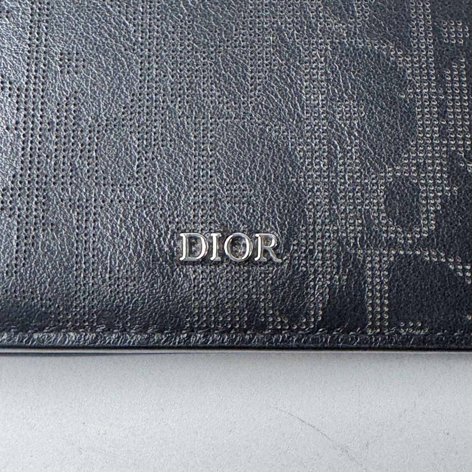Dior Oblique Galaxy Bifold Wallet Without Coin Purse — view 9