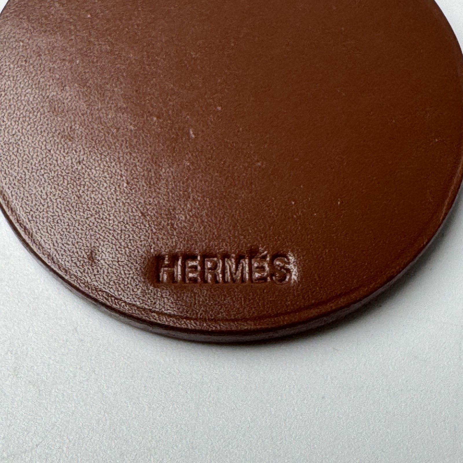 Hermes Key Holder Charm Beaver Brown — view 6
