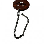 Hermes Key Holder Charm Beaver Brown — view 4