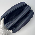 Prada Triangle Logo Travel Pouch — view 6
