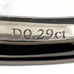 Tiffany & Co Harmony Ring Platinum Diamond Solitaire — view 9