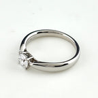 Tiffany & Co Harmony Ring Platinum Diamond Solitaire — view 3
