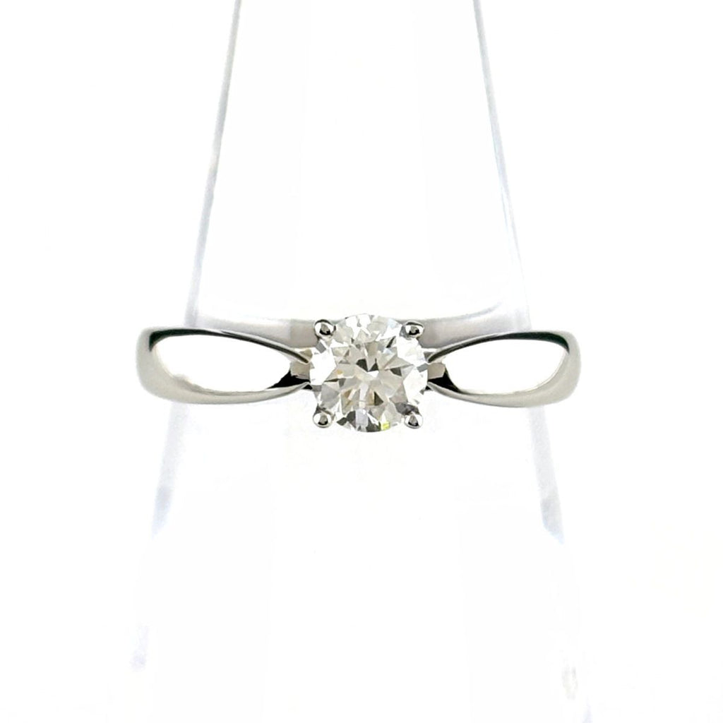 Tiffany & Co Harmony Ring Platinum Diamond Solitaire