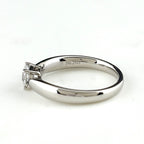 Tiffany & Co Harmony Ring Platinum Diamond Solitaire — view 4