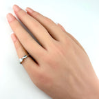Tiffany & Co Harmony Ring Platinum Diamond Solitaire — view 6