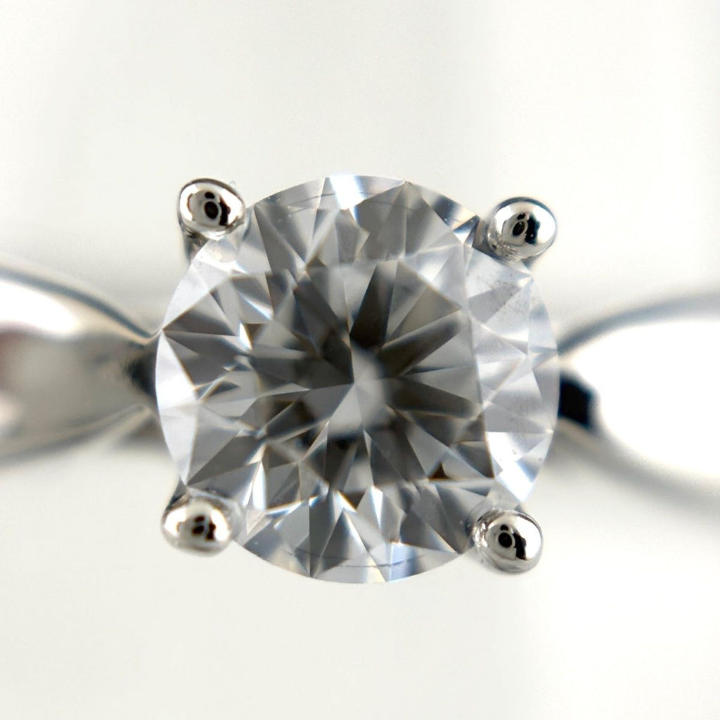 Tiffany & Co Harmony Ring Platinum Diamond Solitaire — view 2