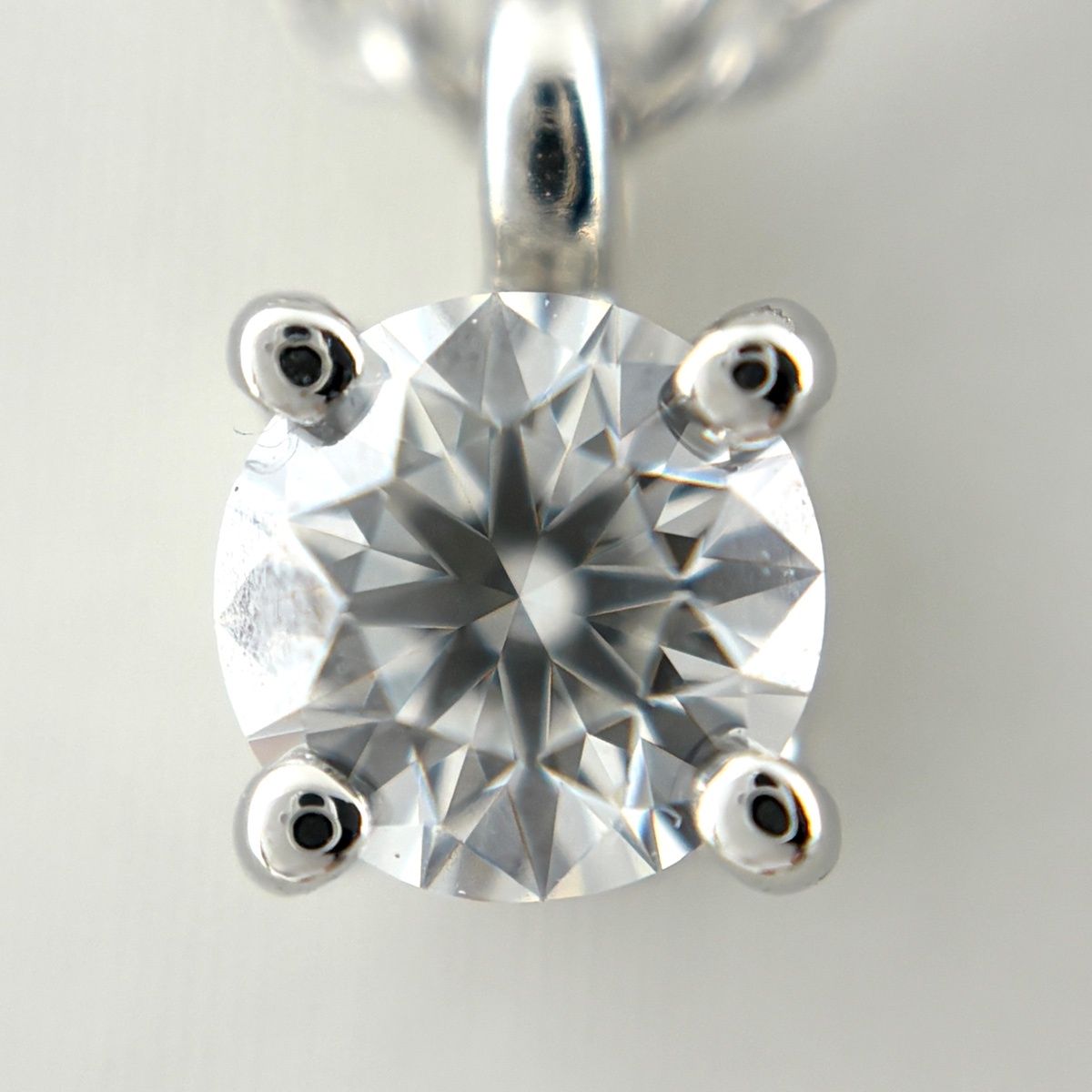 Tiffany & Co Solitaire Necklace Platinum Pendant Diamond — view 2