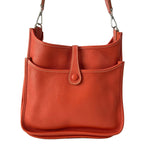 Hermes Shoulder Bag Evelyne 3 III PM Sanguine Silver — view 3