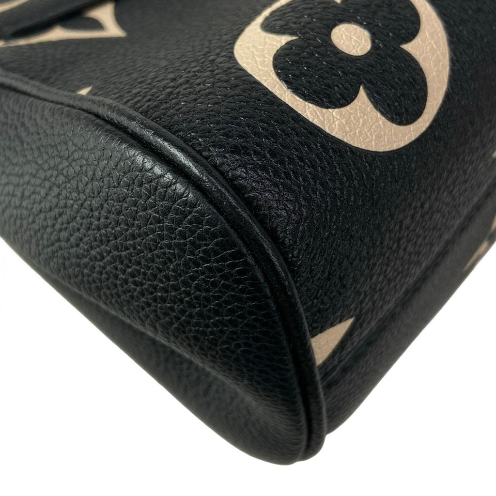 Louis Vuitton Shoulder Bag Bicolor Monogram Empreinte Favorite Black Beige — view 9