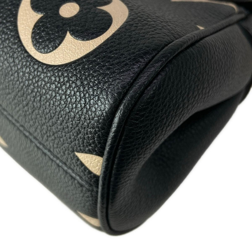 Louis Vuitton Shoulder Bag Bicolor Monogram Empreinte Favorite Black Beige — view 8