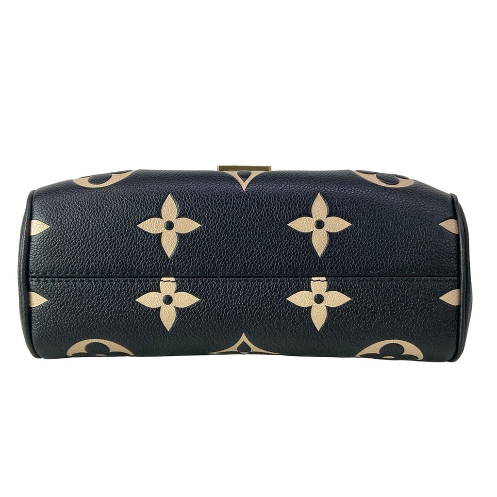 Louis Vuitton Shoulder Bag Bicolor Monogram Empreinte Favorite Black Beige — view 5