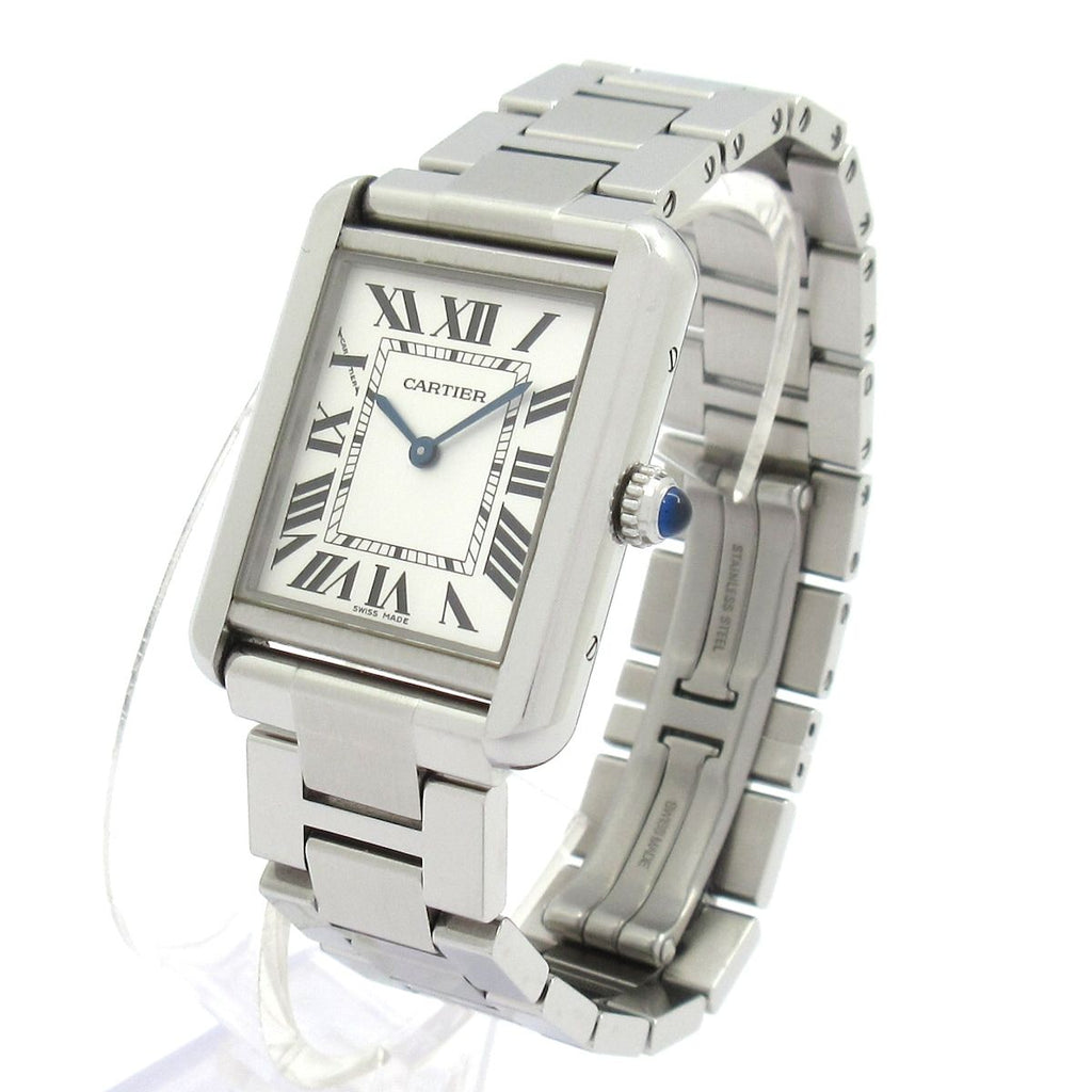 Cartier Watch Tank Solo SM SS White — view 2