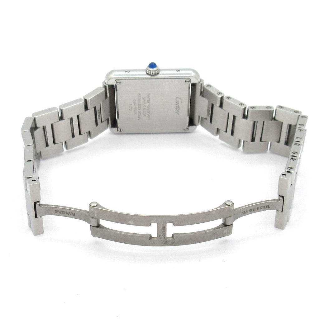 Cartier Watch Tank Solo SM SS White — view 7