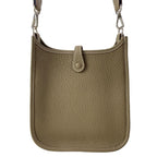 Hermes Shoulder Bag Evelyne TPM Etoupe Silver — view 3