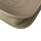 Hermes Shoulder Bag Evelyne TPM Etoupe Silver — view 6