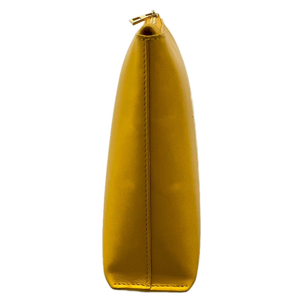 Loewe Clutch T Pouch Orange Yellow with Wristlet — view 4