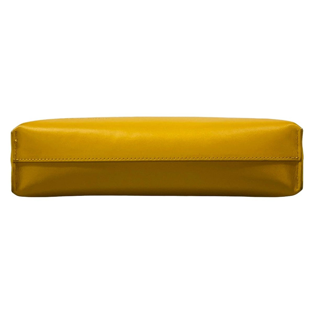 Loewe Clutch T Pouch Orange Yellow with Wristlet — view 5