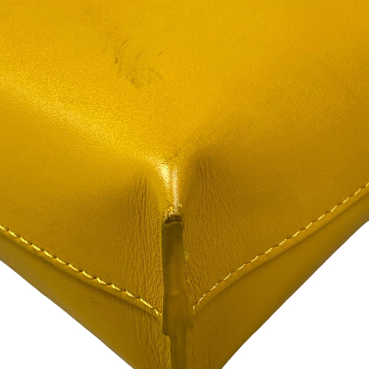 Loewe Clutch T Pouch Orange Yellow with Wristlet — view 6